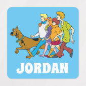 スクービードゥー |全体の集団18 |名前の追加 ラベル (デザイン2)