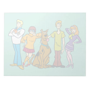 スクービードゥー 全体集団14 Mystery Inc ノートパッド