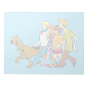 スクービードゥー  全体集団18 Mystery Inc ノートパッド