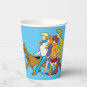 スクービードゥー  全体集団18 Mystery Inc 紙コップ