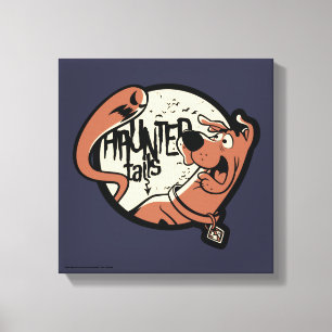 スクービードゥー「幽霊のよく出るしっぽさ」 キャンバスプリント