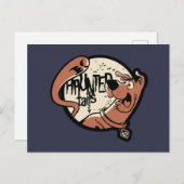 スクービードゥー「幽霊のよく出るしっぽさ」 ポストカード (正面/裏面)