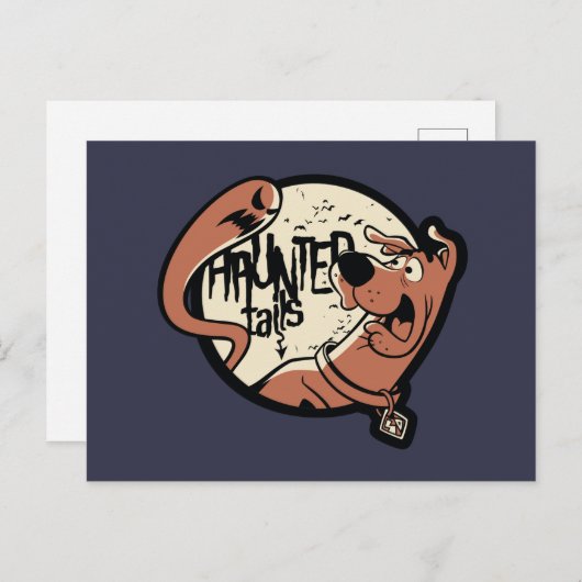 スクービードゥー「幽霊のよく出るしっぽさ」 ポストカード (正面/裏面)