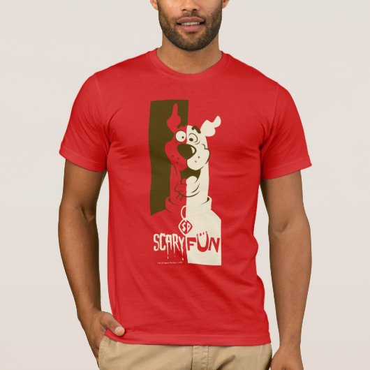 スクービードゥー「怖いおもしろい」 Tシャツ (正面)
