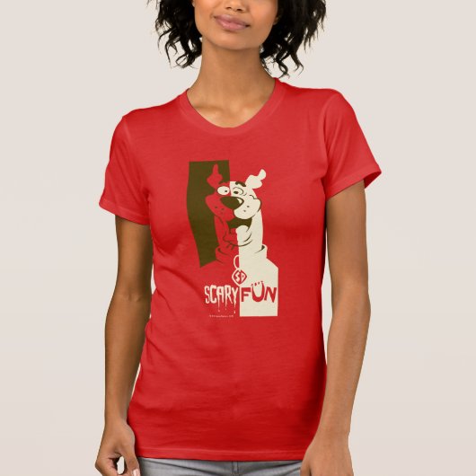 スクービードゥー「怖いおもしろい」 Tシャツ (正面)