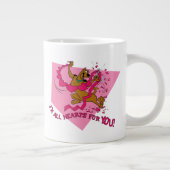 スクービードゥー – 私はあなたの全ハート ジャンボコーヒーマグカップ (右)