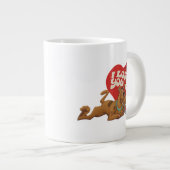 スクービードゥー – 謎ではない…愛してる ジャンボコーヒーマグカップ (正面右)