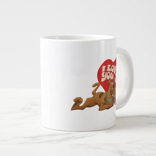 スクービードゥー – 謎ではない…愛してる ジャンボコーヒーマグカップ (正面右)