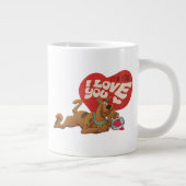 スクービードゥー – 謎ではない…愛してる ジャンボコーヒーマグカップ (右)
