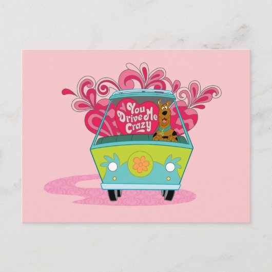 スクービードゥー – 運転熱狂する シーズンポストカード (正面)