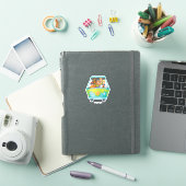 スクービードゥー&集団ミステリーマシンエアブラシ シール (iPadカバー)