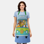 スクービードゥー&集団ミステリーマシン エプロン (着用した状態)