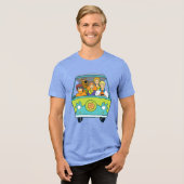スクービードゥー&集団ミステリーマシン トライブレンドTシャツ (正面全面)