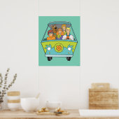 スクービードゥー&集団ミステリーマシン ポスター (キッチン)