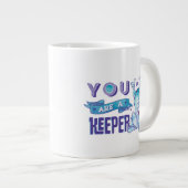 スクービードゥー – 飼育員 ジャンボコーヒーマグカップ (正面右)