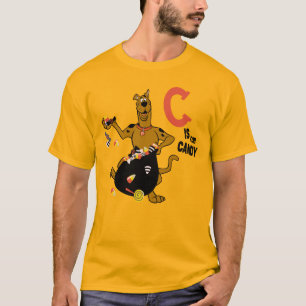 スクービードゥー Cはキャンディ Tシャツ