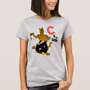 スクービードゥー   Cはキャンディ Tシャツ