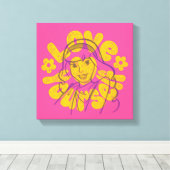 スクービードゥー | Daphne Love Yourself キャンバスプリント (インサイチュ (ウッドフロア))