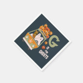 スクービードゥー | Gは幽霊 スタンダードカクテルナプキン (角)