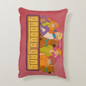スクービードゥー | "Groovy集団"レトロ漫画グラフィック アクセントクッション (裏面(縦))