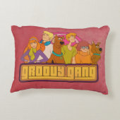 スクービードゥー | "Groovy集団"レトロ漫画グラフィック アクセントクッション (裏面)