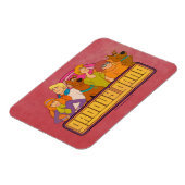 スクービードゥー | "Groovy集団"レトロ漫画グラフィック マグネット (左側)