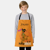 スクービードゥー | Happy Hauting エプロン (着用した状態)