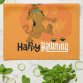 スクービードゥー | Happy Hauting キッチンタオル (折り畳み)