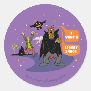 スクービードゥー   I Vant a Scooby Snack ラウンドシール