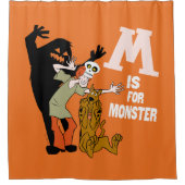 スクービードゥー | Mはモンスター シャワーカーテン (正面)