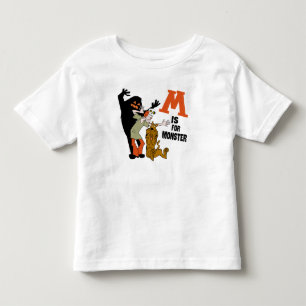 スクービードゥー   Mはモンスター トドラーTシャツ