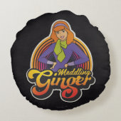 スクービードゥー | "Medling Ginger"ダフネ ラウンドクッション (裏面)