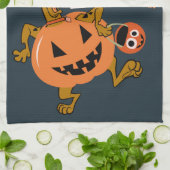 スクービードゥー | Pはカボチャ用 キッチンタオル (折り畳み)