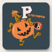 スクービードゥー | Pはカボチャ用 コースター (正面)