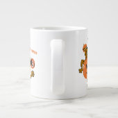 スクービードゥー | Pはカボチャ用 ジャンボコーヒーマグカップ (裏面)