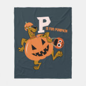 スクービードゥー | Pはカボチャ用 フリースブランケット (正面)