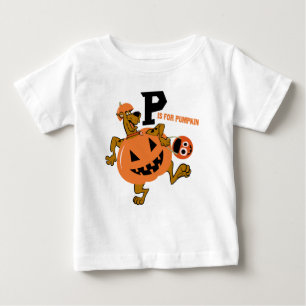 スクービードゥー Pはカボチャ用 ベビーTシャツ