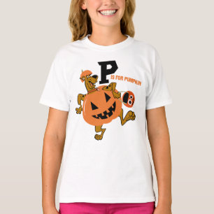 スクービードゥー Pはカボチャ用 Tシャツ