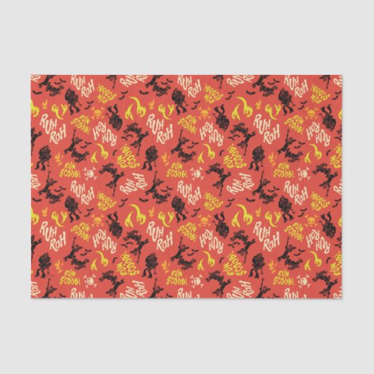 スクービードゥー | Ruh Roh 走 Scoob!パターン 薄葉紙 (正面)