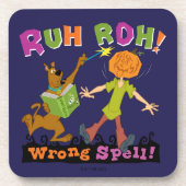 スクービードゥー | Ruh Roh!間違った呪文! コースター (正面)