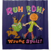 スクービードゥー | Ruh Roh!間違った呪文! シャワーカーテン (正面)