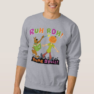 スクービードゥー Ruh Roh!間違った呪文! スウェットシャツ
