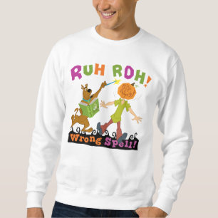 スクービードゥー Ruh Roh!間違った呪文! スウェットシャツ