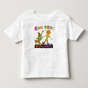 スクービードゥー   Ruh Roh!間違った呪文！ トドラーTシャツ