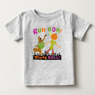 スクービードゥー   Ruh Roh!間違った呪文！ ベビーTシャツ