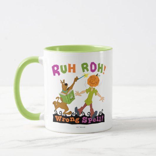 スクービードゥー | Ruh Roh!間違った呪文! マグカップ (左)