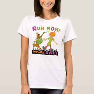 スクービードゥー Ruh Roh!間違った呪文! Tシャツ