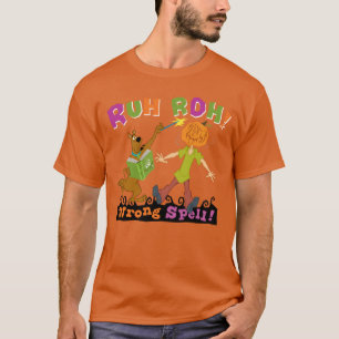 スクービードゥー Ruh Roh!間違った呪文! Tシャツ