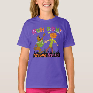 スクービードゥー   Ruh Roh!間違った呪文！ Tシャツ