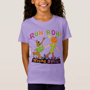スクービードゥー Ruh Roh!間違った呪文! Tシャツ